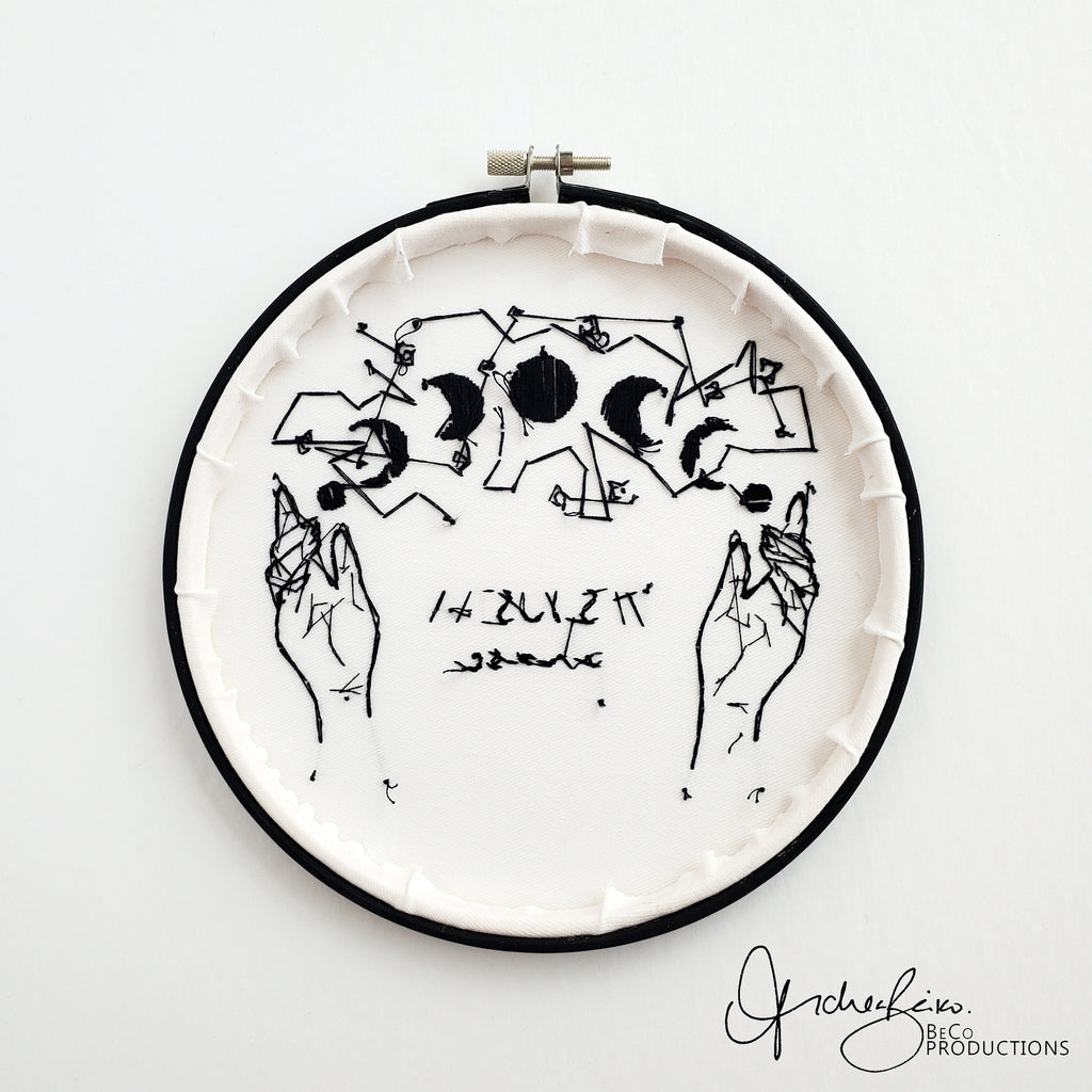It's Just A Phase Moon Phase - PDF Digital Download Embroidery Pattern & Guide