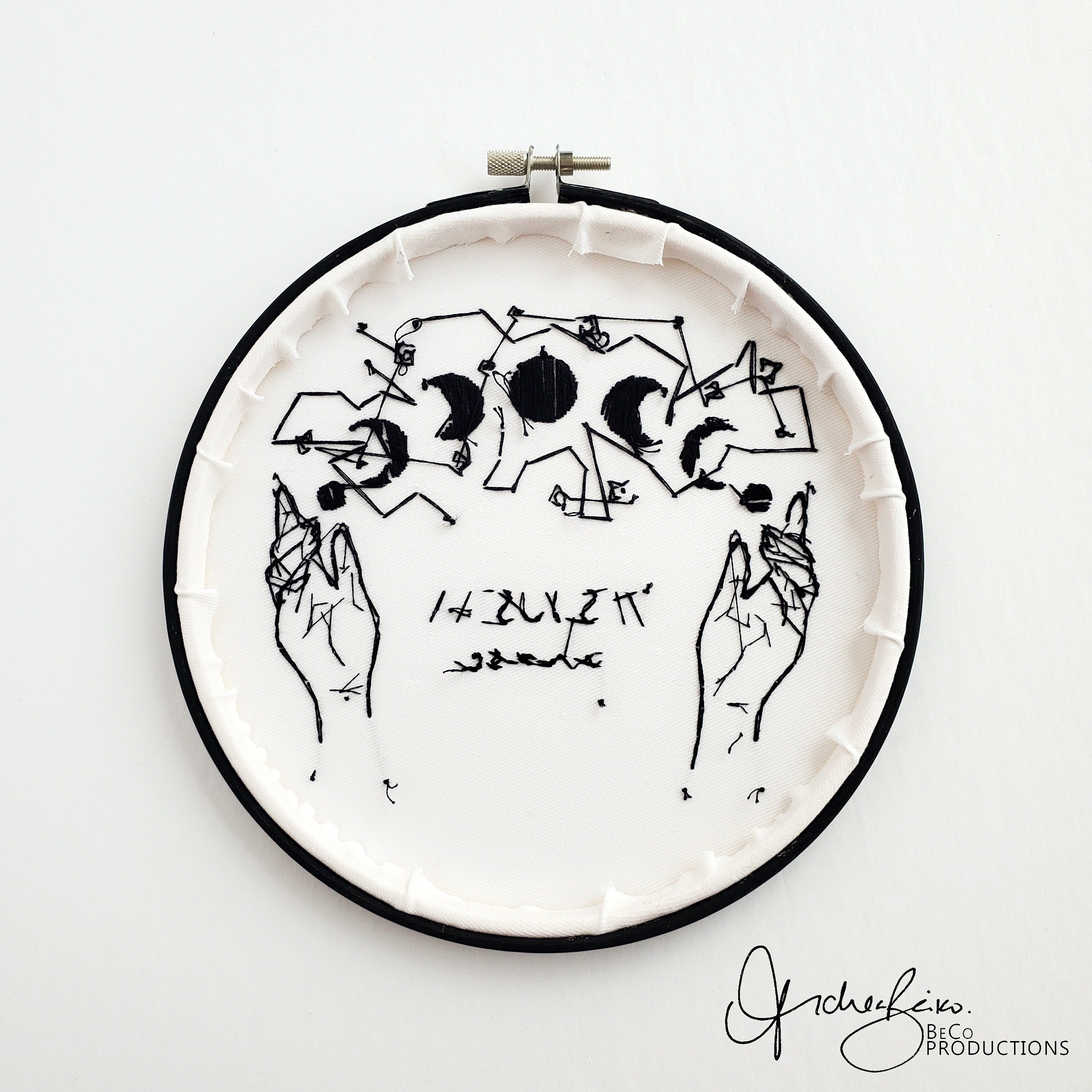 It's Just A Phase Moon Phase - PDF Digital Download Embroidery Pattern & Guide