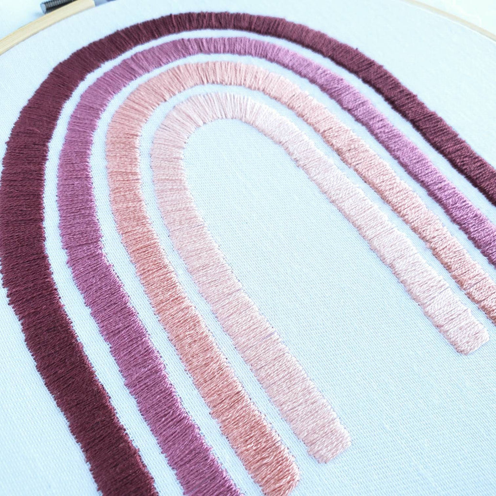 Boho Rainbow - PDF Digital Download Embroidery Pattern & Guide