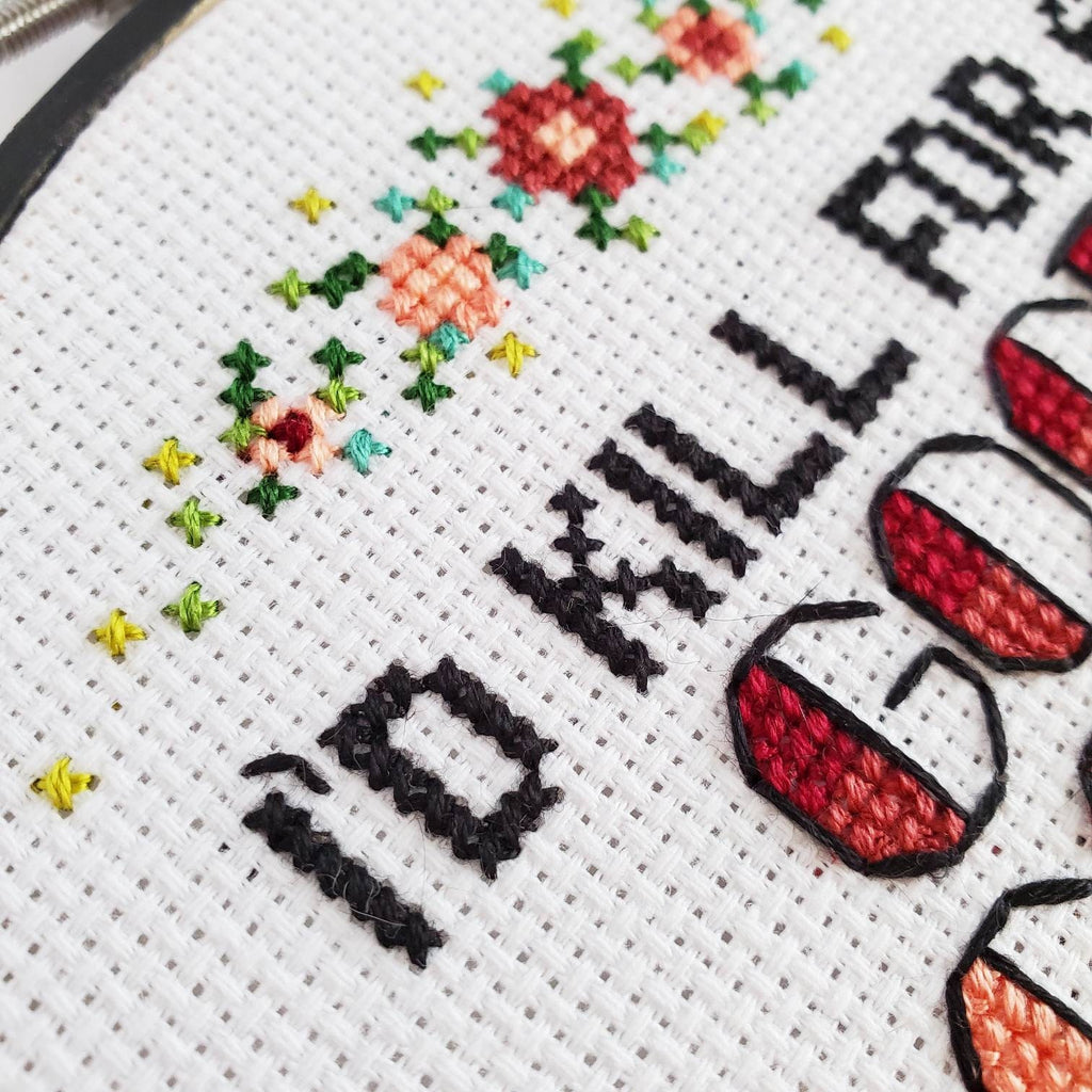 I'd Kill For A Good Coma Right Now - PDF Digital Download Cross Stitch Pattern & Guide