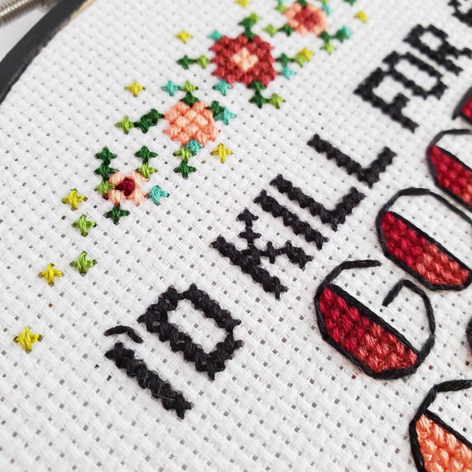 I'd Kill For A Good Coma Right Now - PDF Digital Download Cross Stitch Pattern & Guide