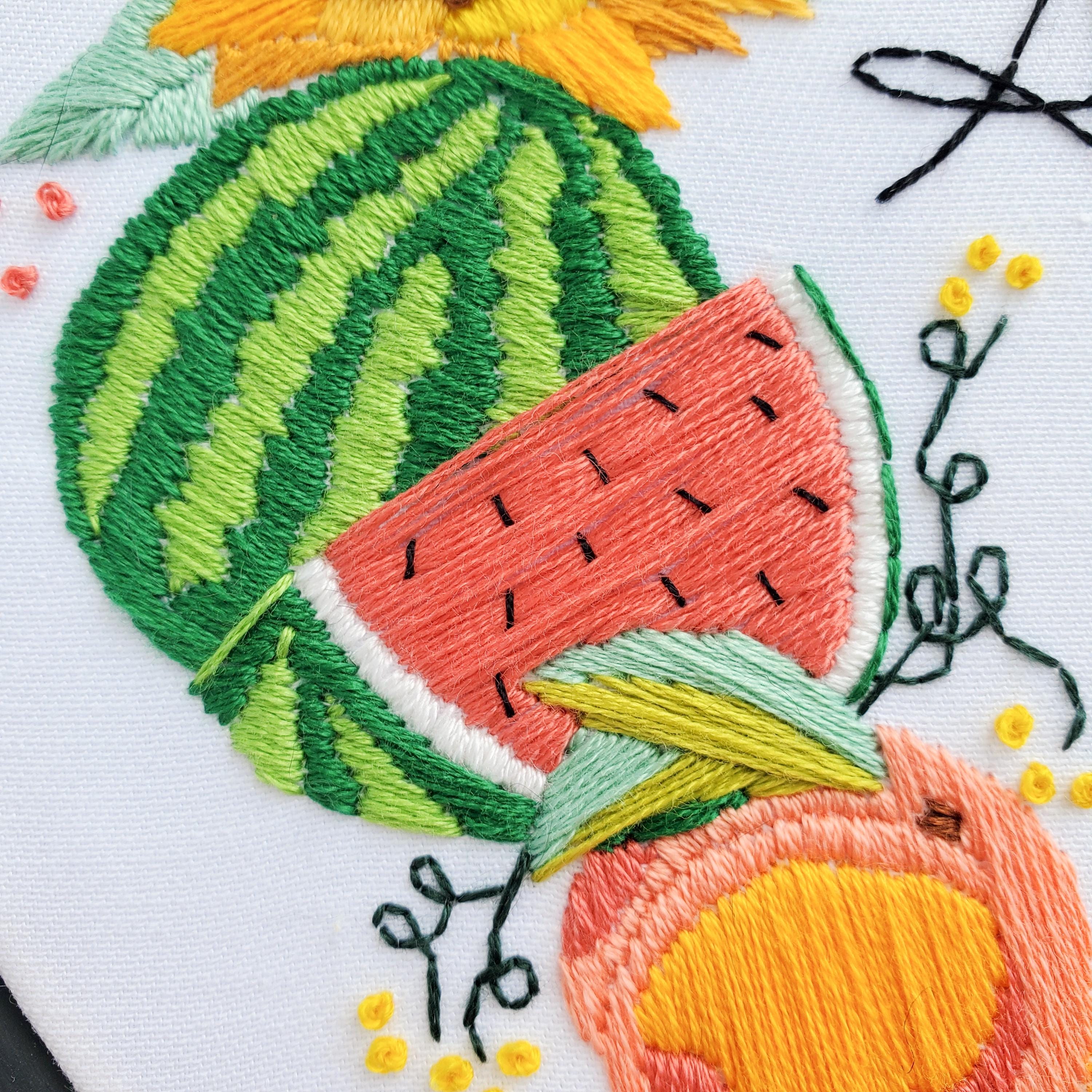 Monthly Series Wreath Bundle - PDF Digital Download Embroidery Pattern & Guide
