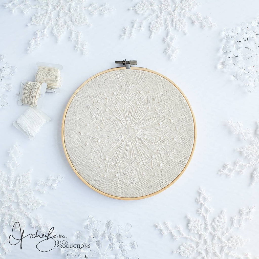 Snowflake BUNDLE - PDF Digital Download Embroidery Patterns & Guide