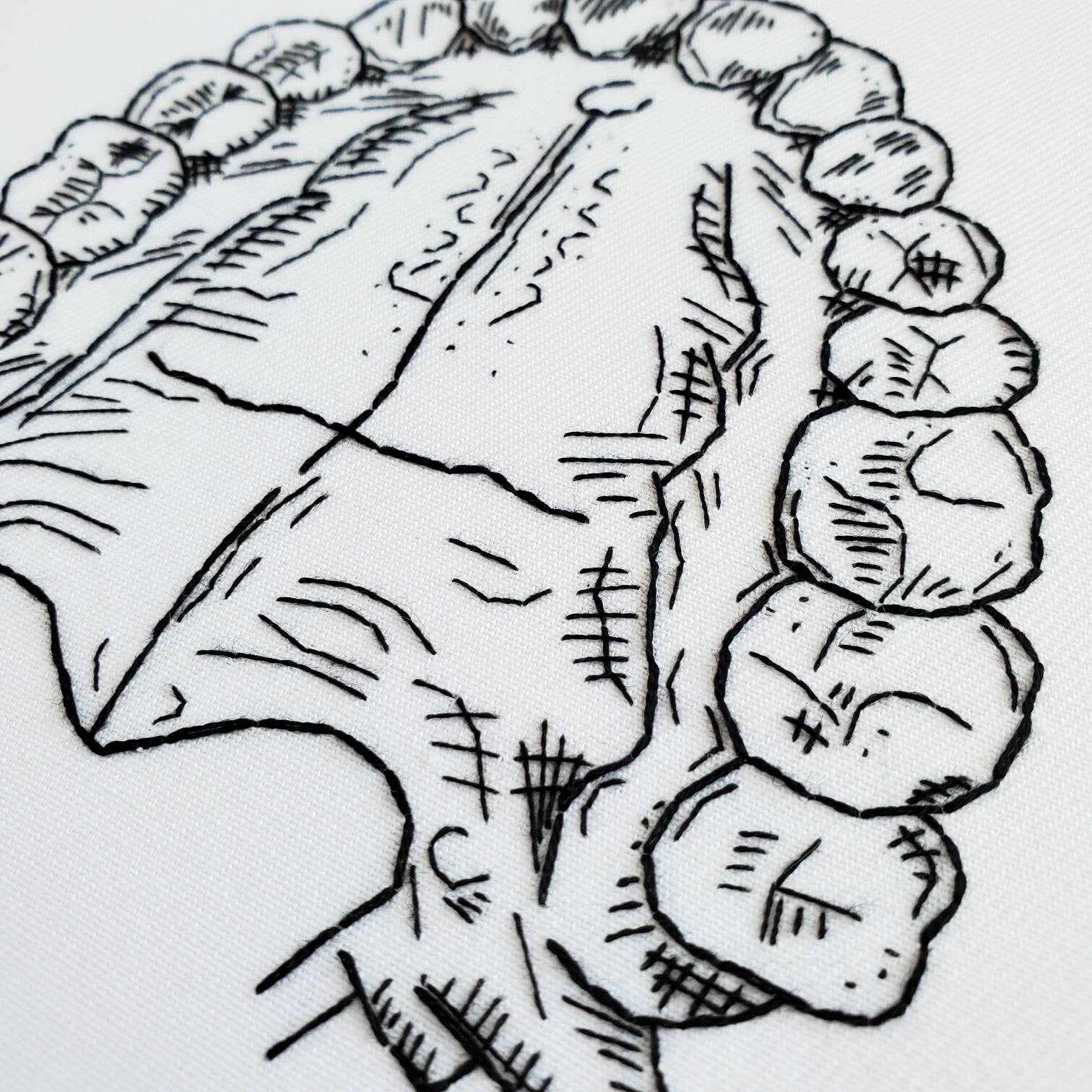 Teeth/Jaw Anatomy - PDF Digital Download Embroidery Pattern & Guide