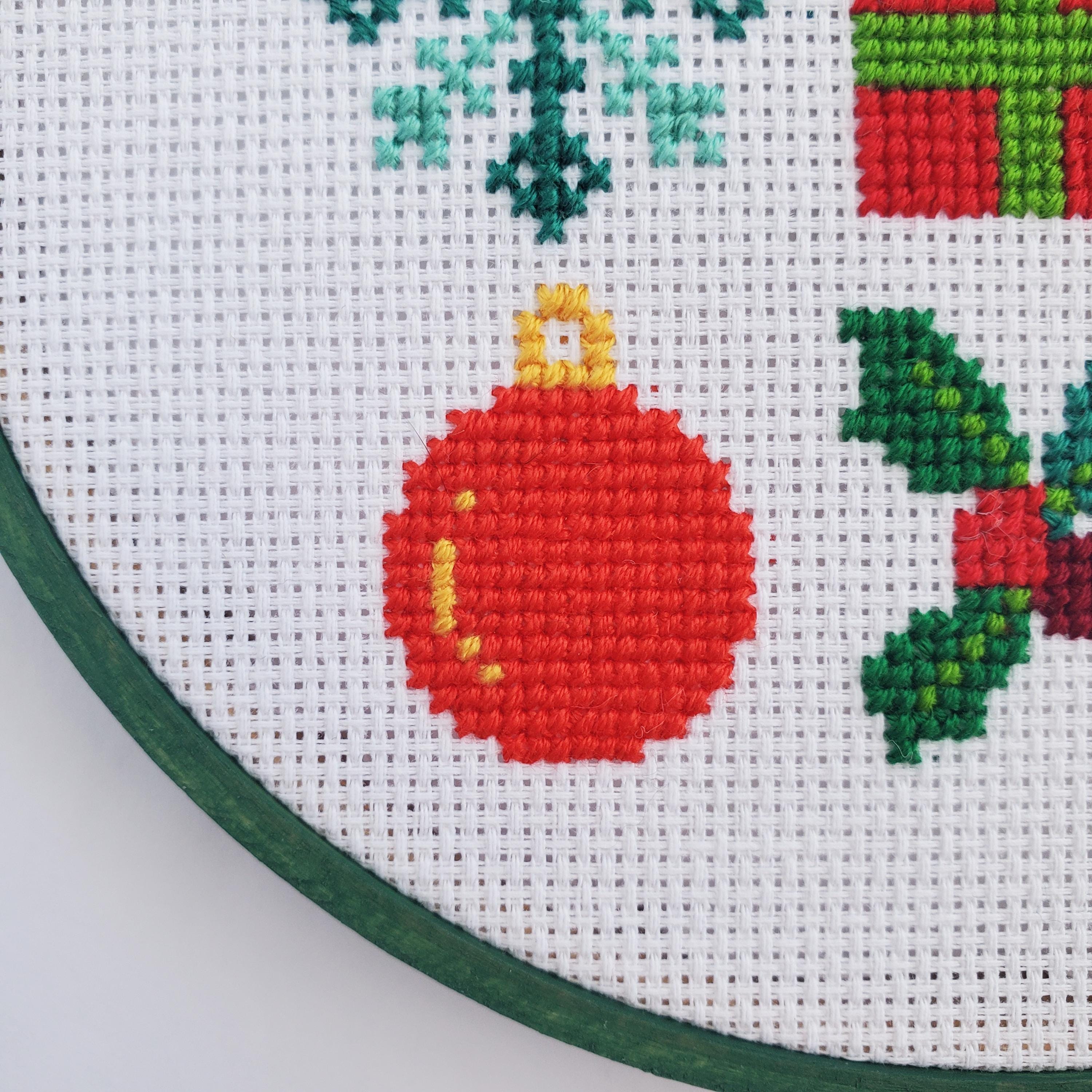 Christmas Starter Pack Grid - PDF Digital Download Cross Stitch Pattern & Guide