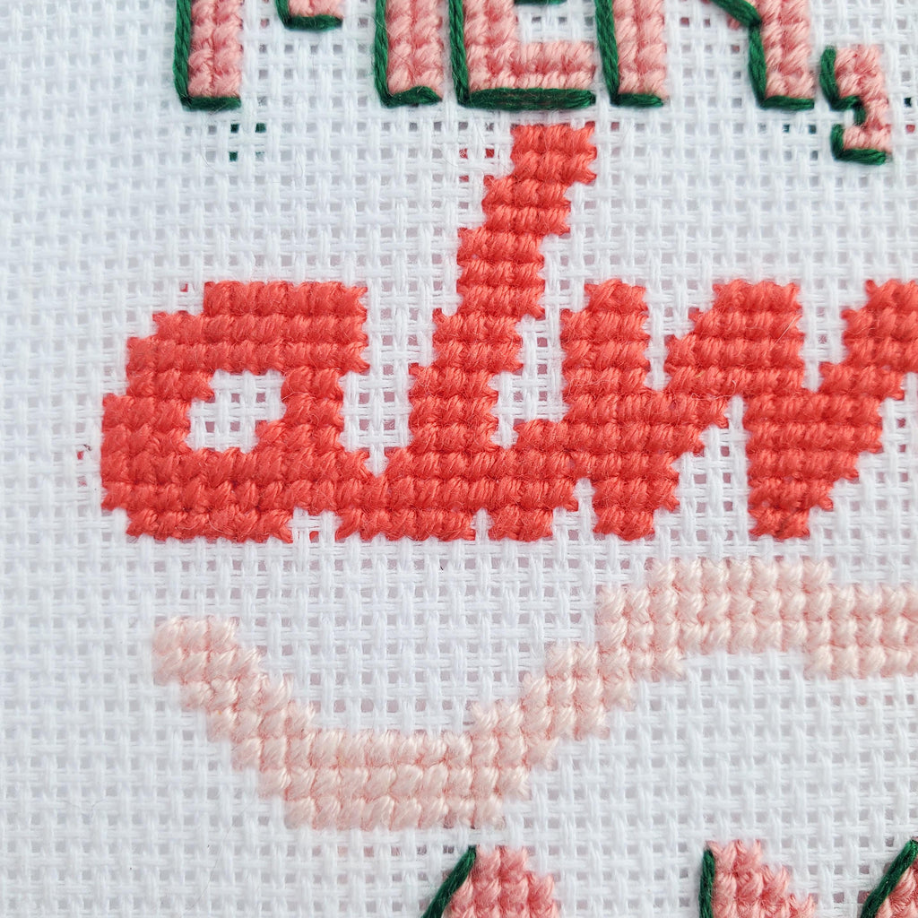 Not All Men, But ALWAYS A Man - PDF Digital Download Cross Stitch Pattern & Guide