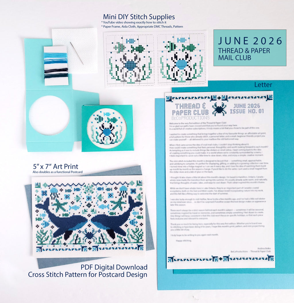 Thread & Paper Club Monthly Subscription (CANADA & USA)
