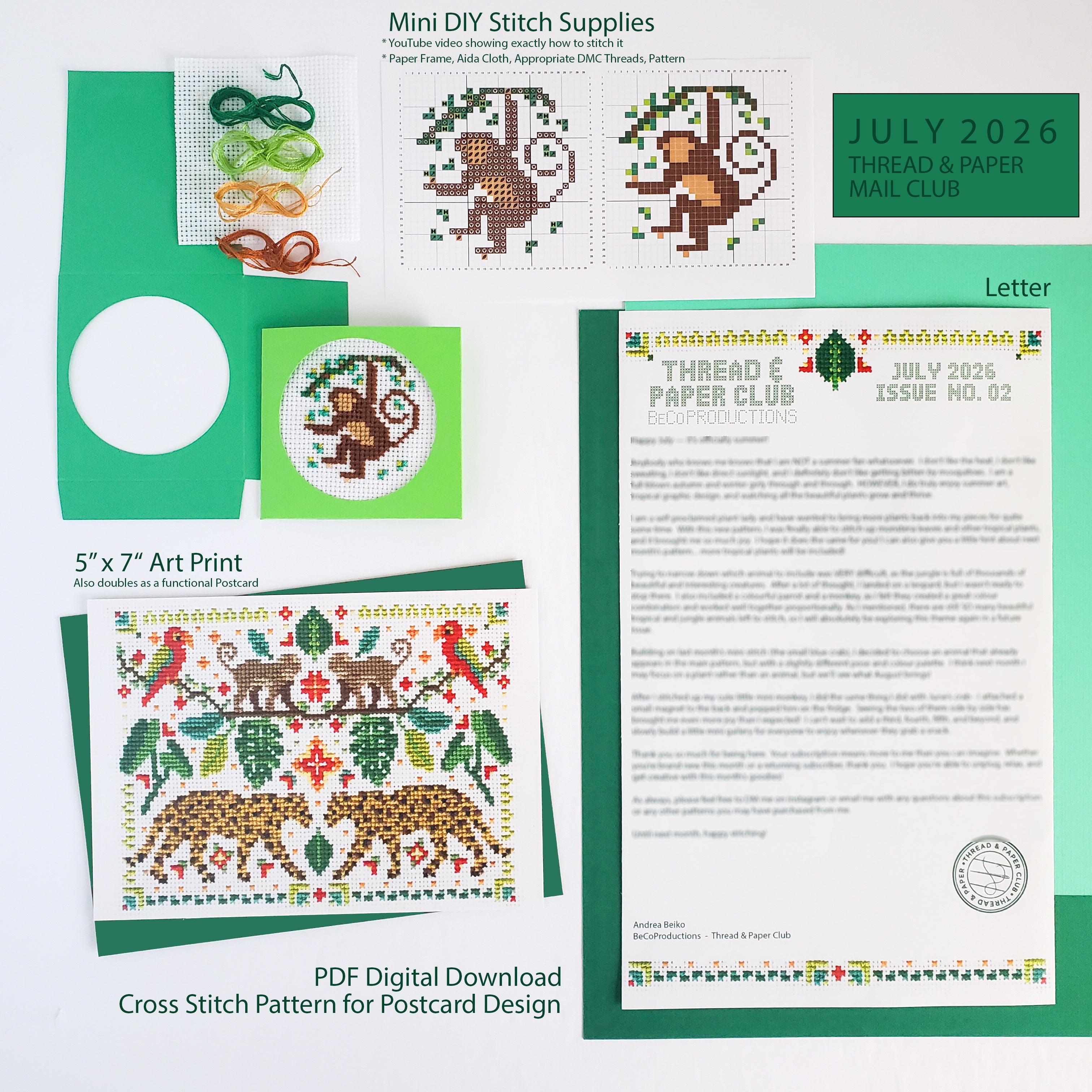 Thread & Paper Club Monthly Subscription (CANADA & USA)