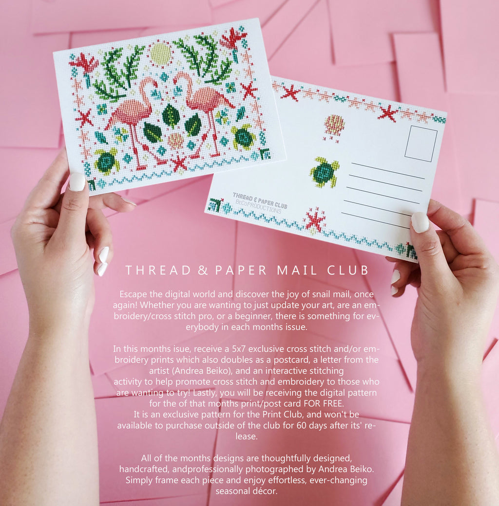 Thread & Paper Club Monthly Subscription (CANADA & USA)
