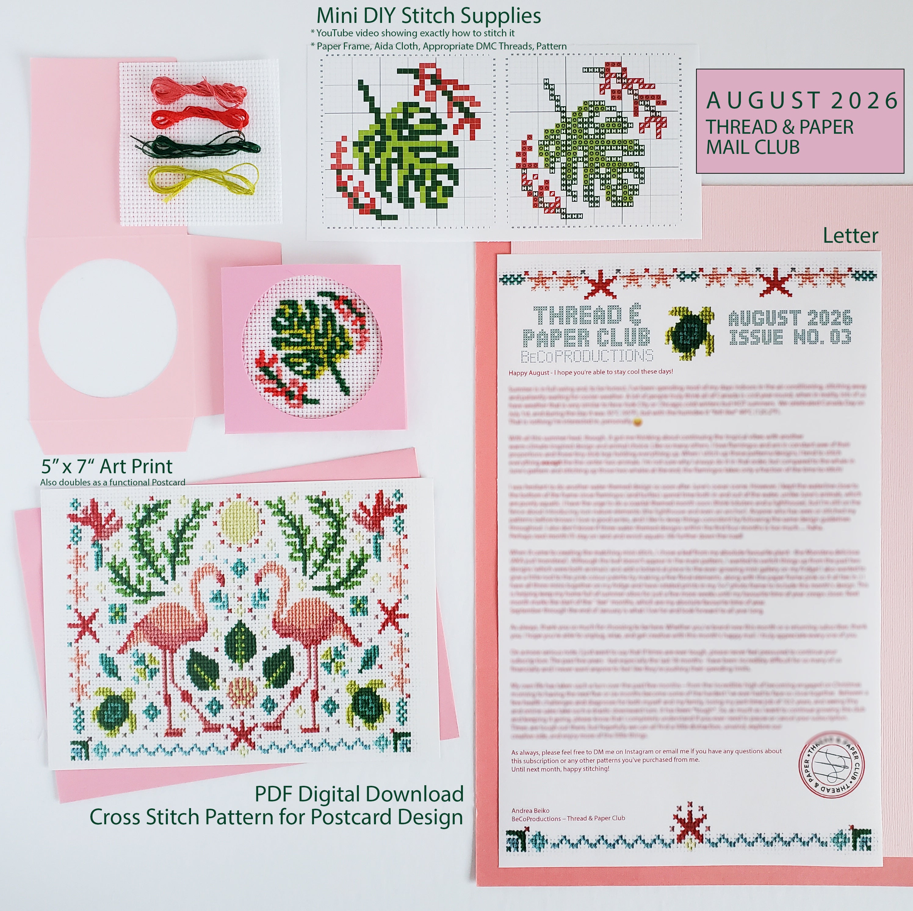 Thread & Paper Club Monthly Subscription (CANADA & USA)