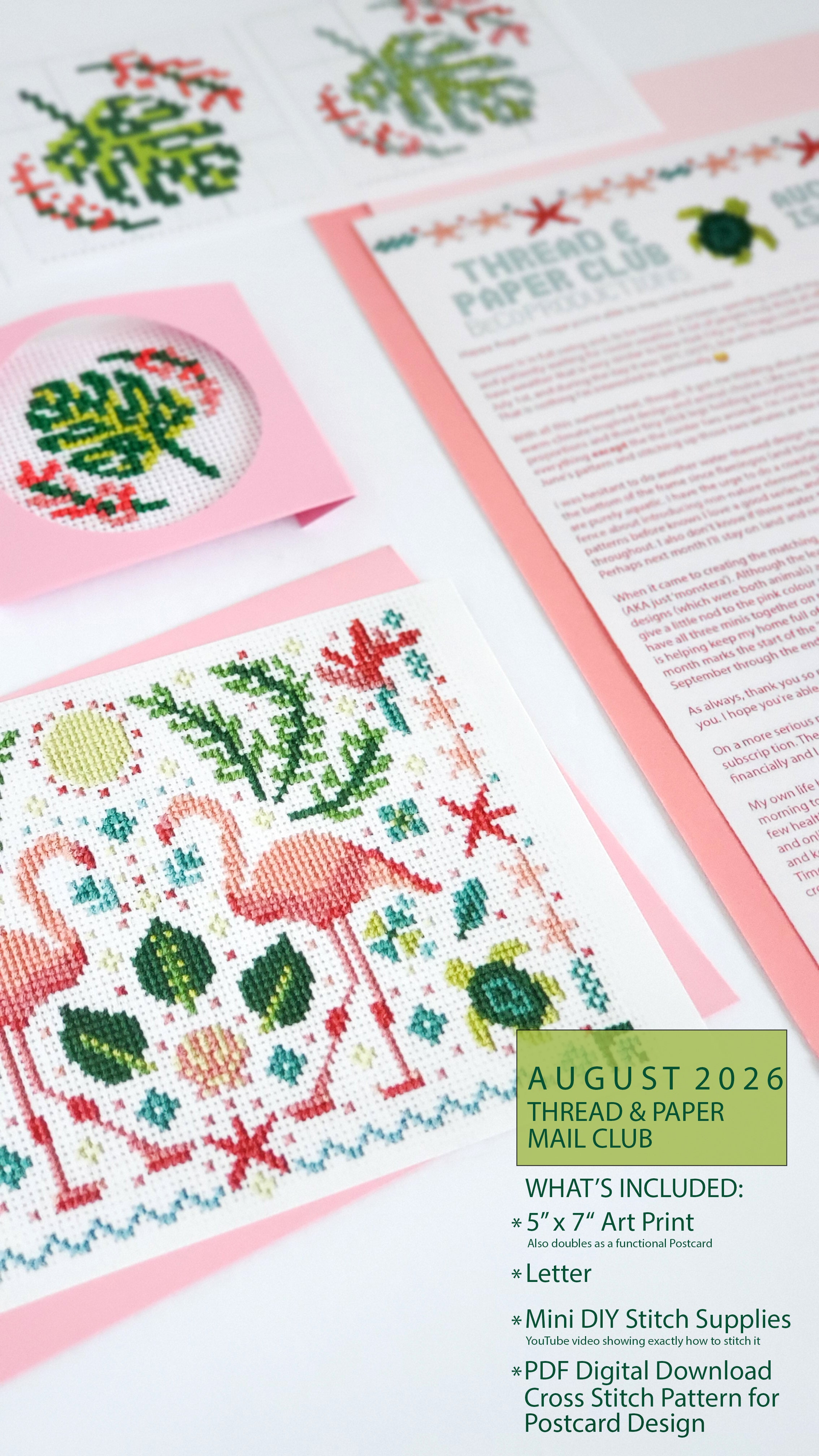 Thread & Paper Club Monthly Subscription (CANADA & USA)