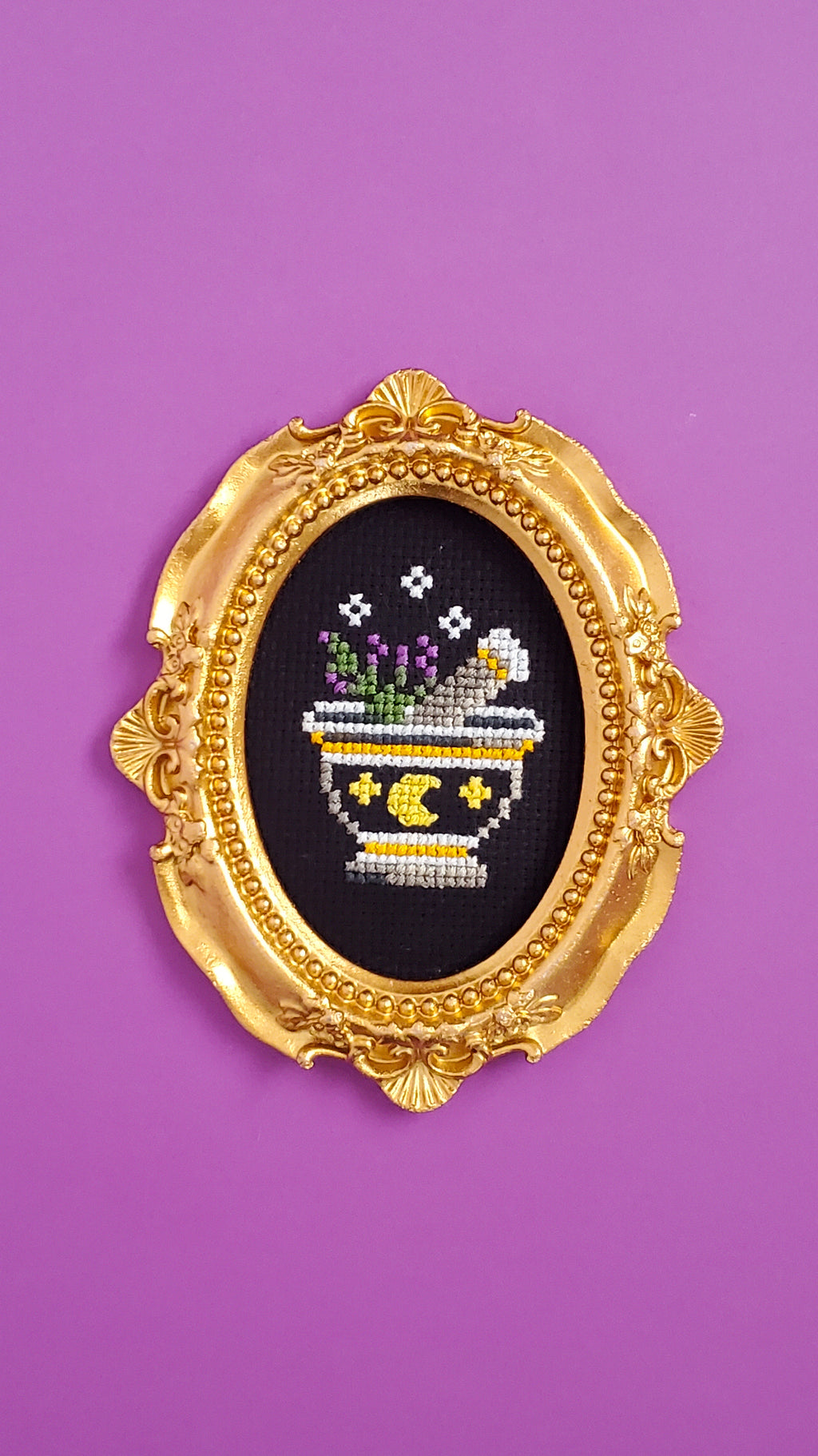 Witch's Wall Of Curiosities - 31 Pattern BUNDLE - Halloween Cross Stitch Patterns - PDF Digital Download Embroidery Pattern & Guide
