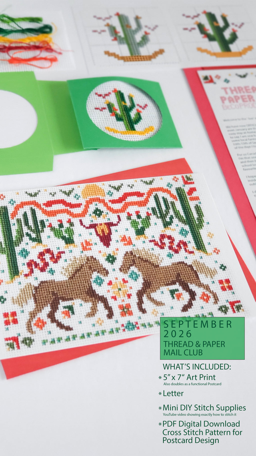 Thread & Paper Club Monthly Subscription (CANADA & USA)