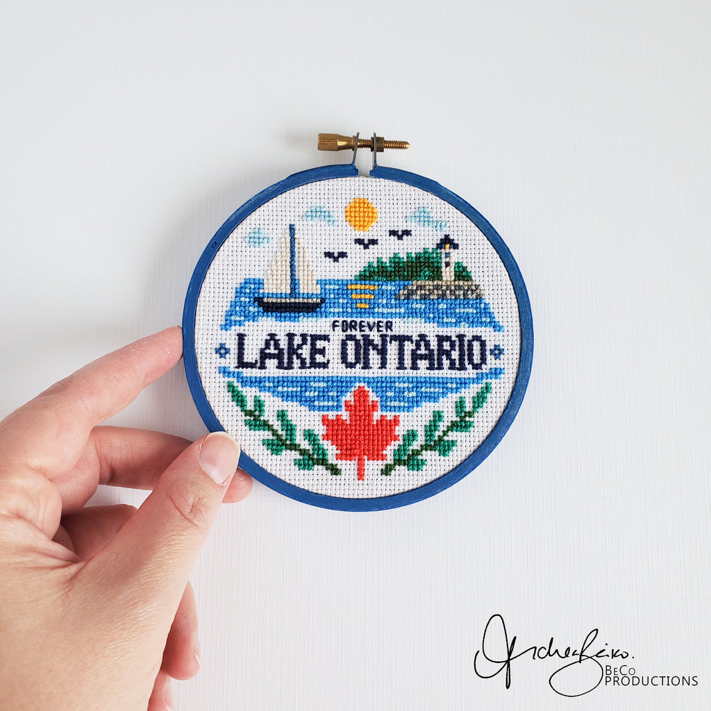 Forever Lake Ontario - PDF Digital Download Cross Stitch Pattern & Guide