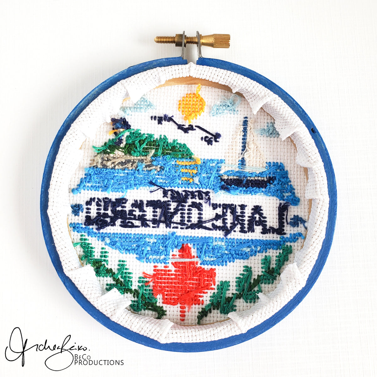 Forever Lake Ontario - PDF Digital Download Cross Stitch Pattern & Guide