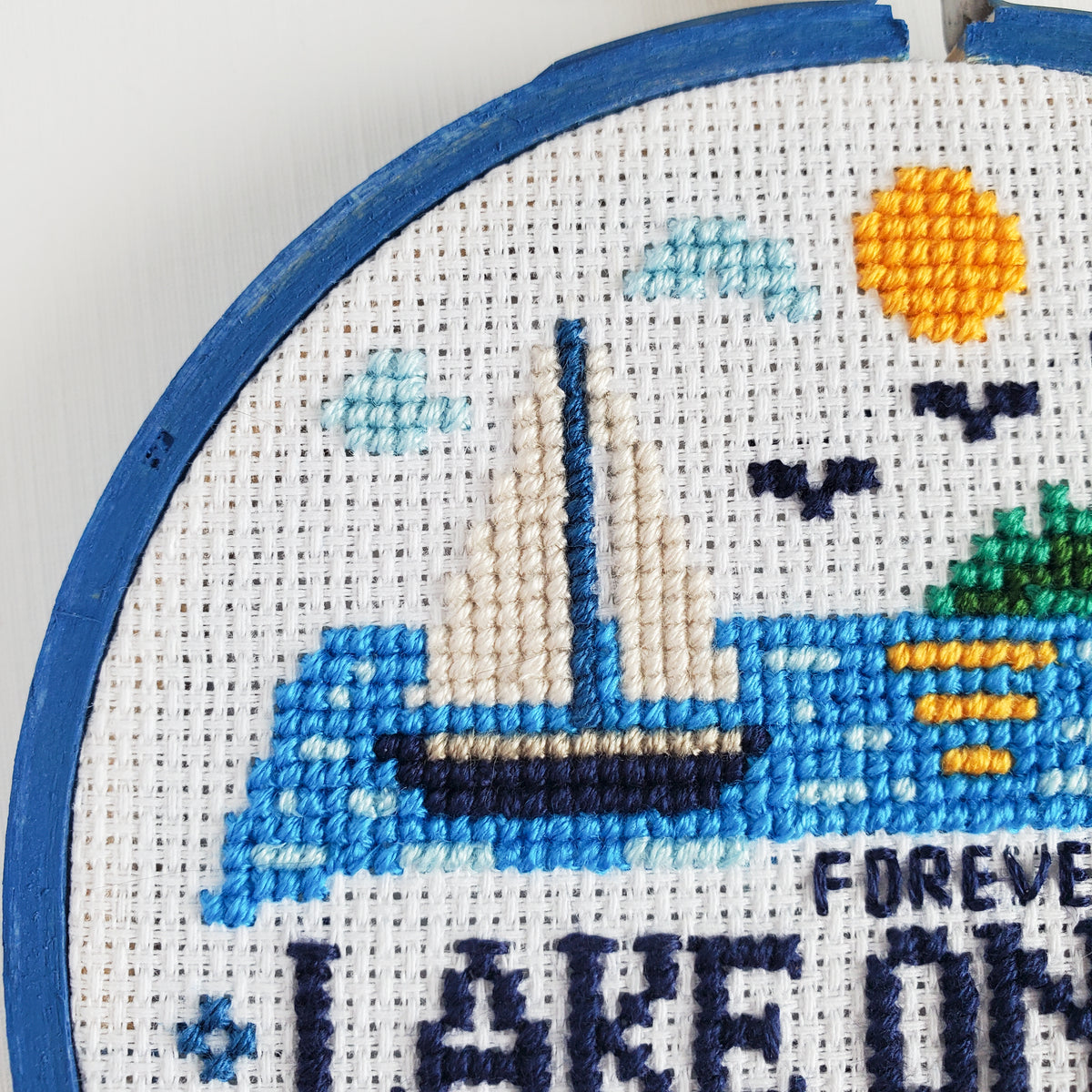 Forever Lake Ontario - PDF Digital Download Cross Stitch Pattern & Guide