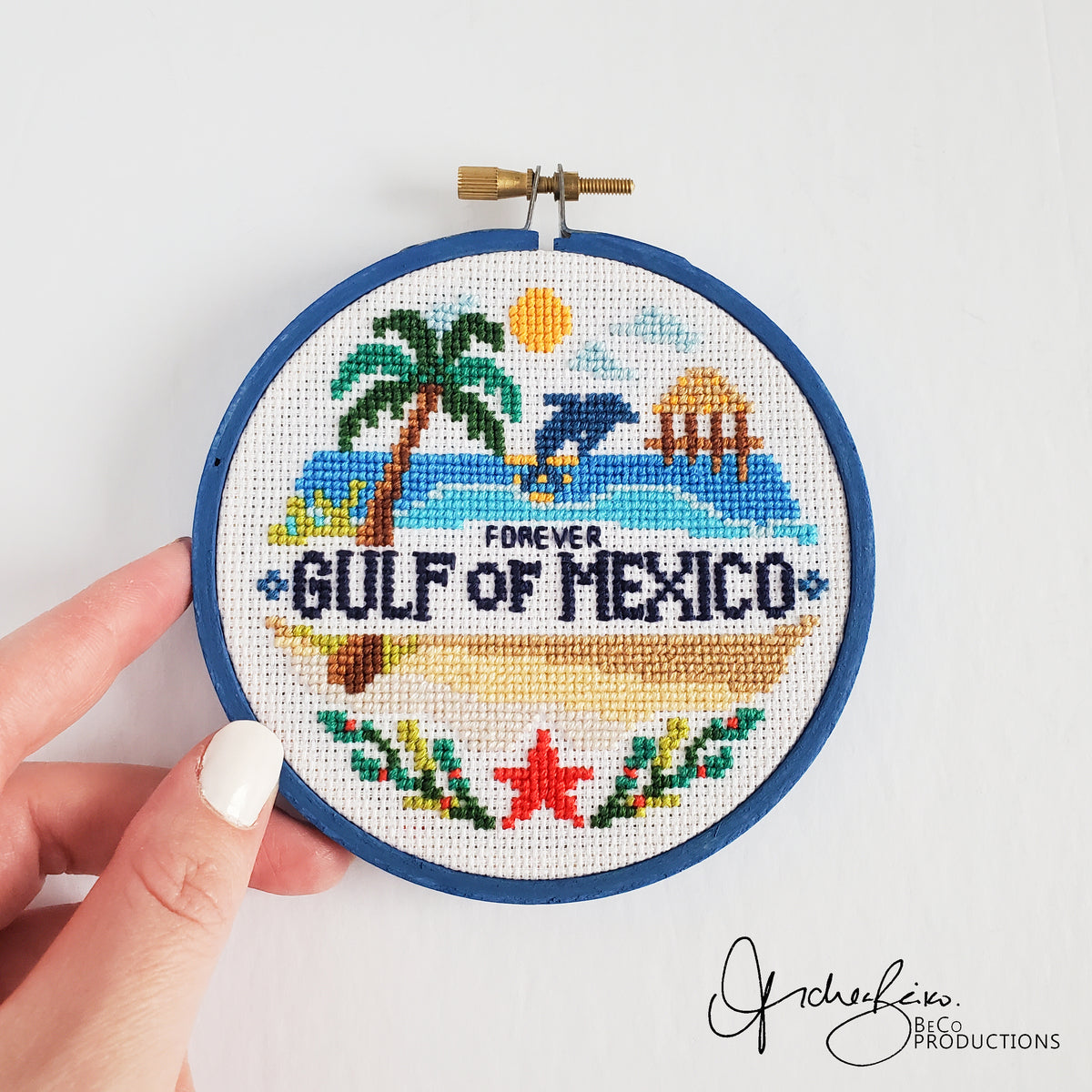 Forever Gulf of Mexico - PDF Digital Download Cross Stitch Pattern & Guide
