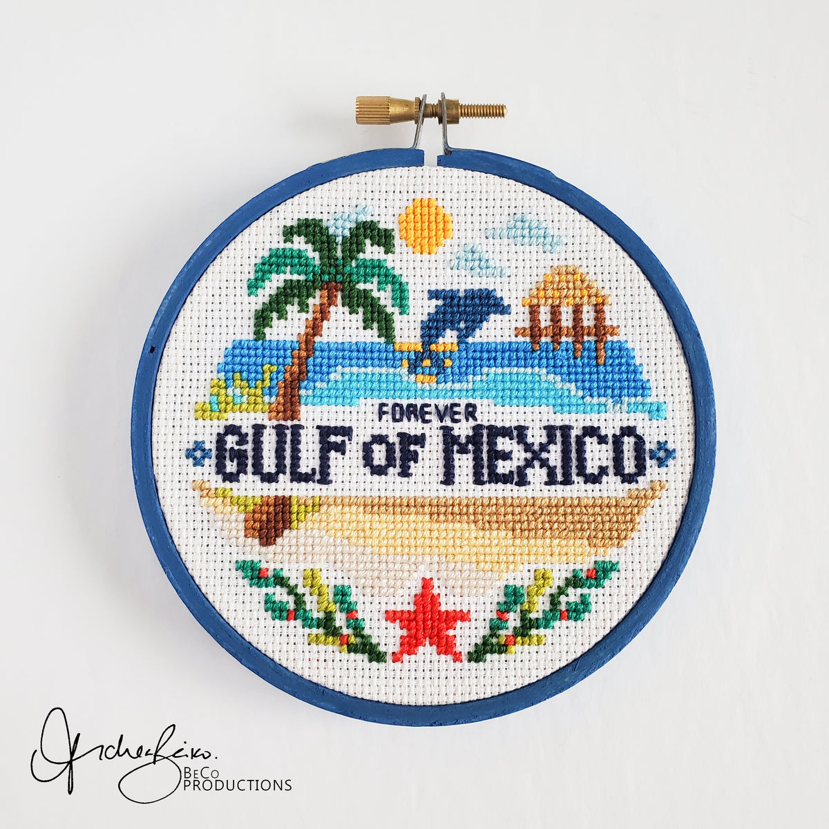 Forever Gulf of Mexico - PDF Digital Download Cross Stitch Pattern & Guide