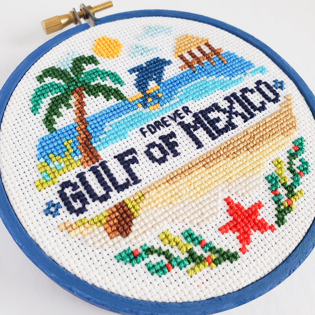 Forever Gulf of Mexico - PDF Digital Download Cross Stitch Pattern & Guide