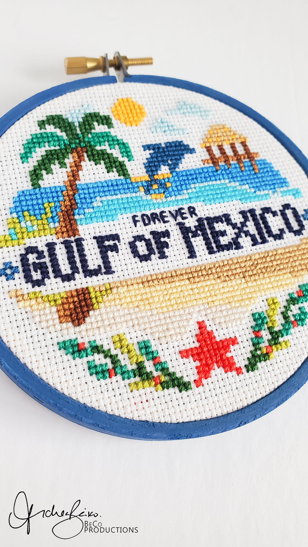 Forever Gulf of Mexico - PDF Digital Download Cross Stitch Pattern & Guide
