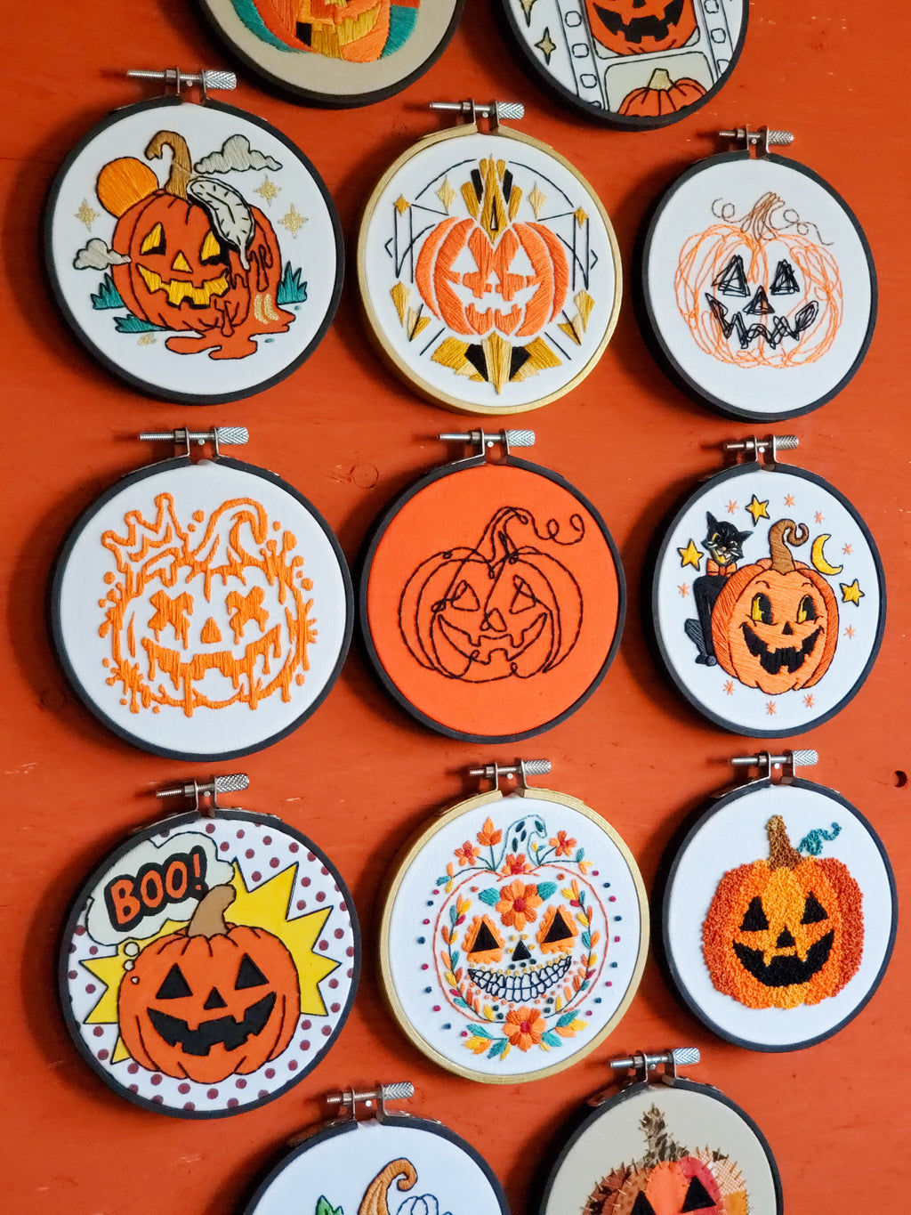 Jack Of All Stitches - 13 Pattern BUNDLE - Halloween Embroidery Patterns - PDF Digital Download Embroidery Pattern & Guide