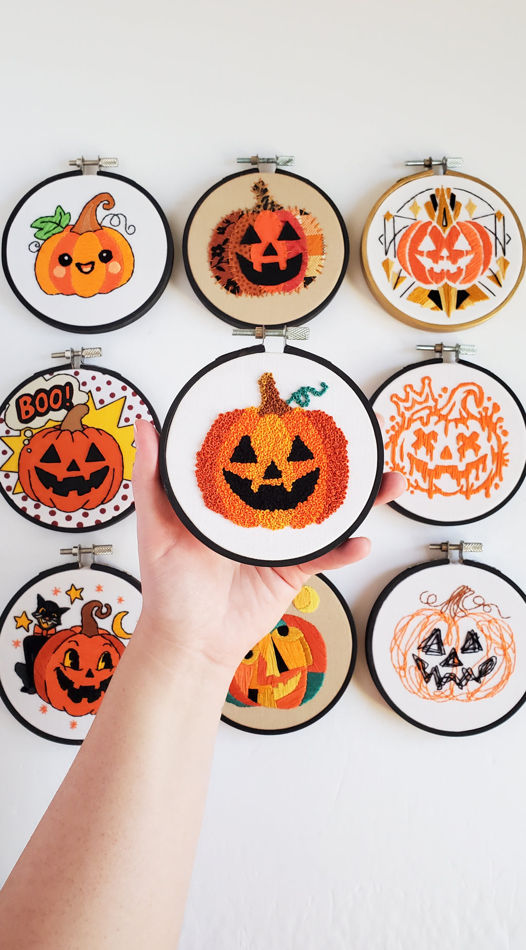 Jack Of All Stitches - 13 Pattern BUNDLE - Halloween Embroidery Patterns - PDF Digital Download Embroidery Pattern & Guide