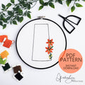 Saskatchewan Province - PDF Digital Download Embroidery Pattern & Guide