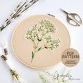Baby's Breath Floral - PDF Digital Download Embroidery Pattern and Guide