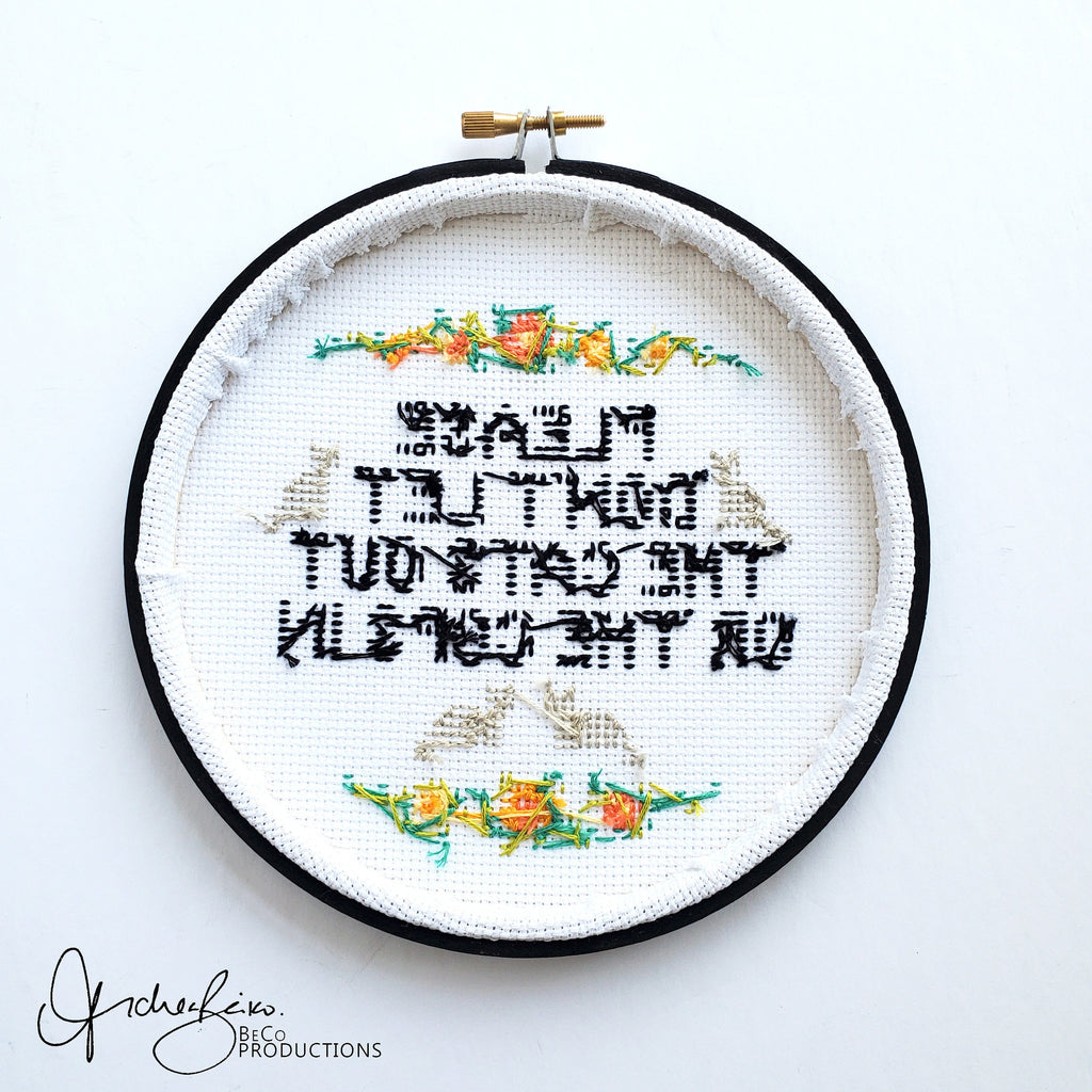 Please Don't Let The Cats Out Or The Cops In - PDF Digital Download Cross Stitch Pattern & Guide