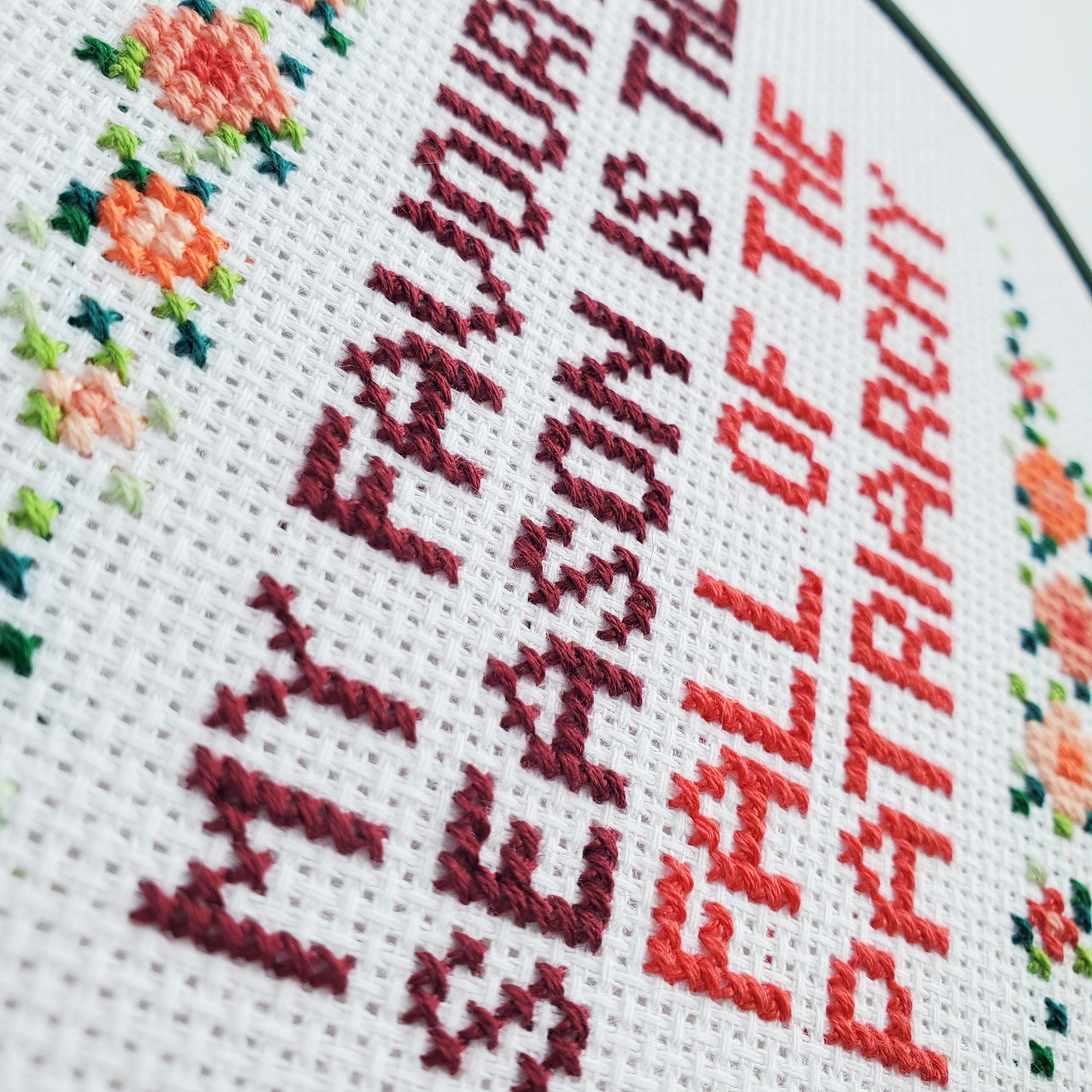 My Favourite Season Is The Fall Of The Patriarchy - PDF Digital Download Cross Stitch Pattern & Guide