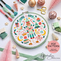 Nutcracker Folk Art Inspired Series - PDF Digital Download Embroidery Pattern & Guide