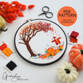 Fall Pumpkin Patch - PDF Digital Download Embroidery Pattern & Guide