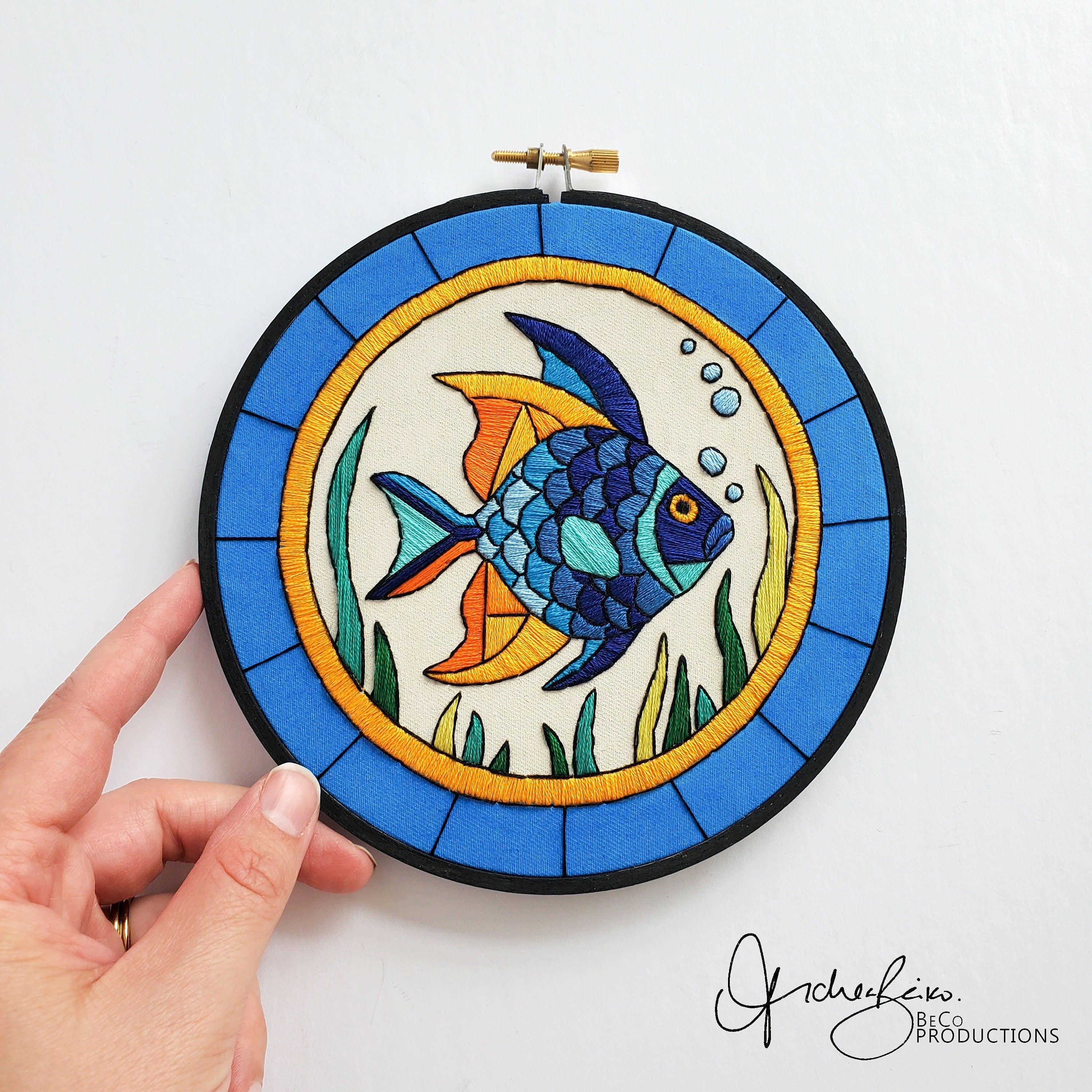 Stained Glass Embroidery Series BUNDLE - PDF Digital Download Embroidery Patterns
