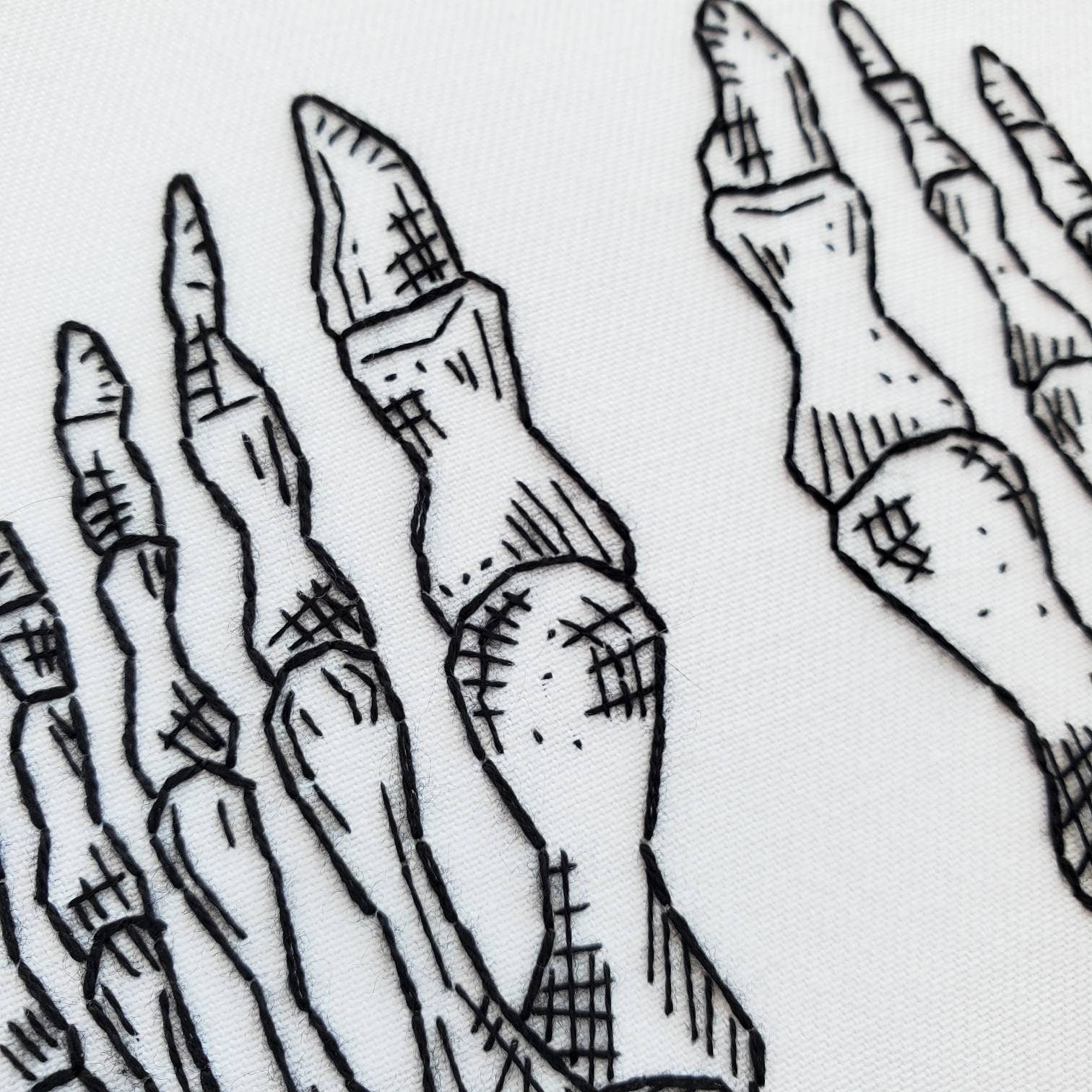 Skeletal Foot/Feet Anatomy - PDF Digital Download Embroidery Pattern & Guide