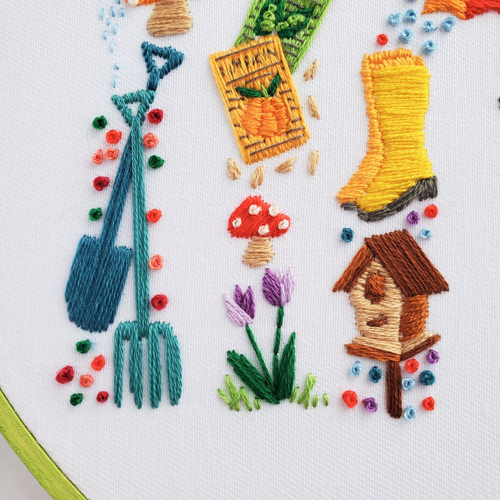 Spring Rainbow - PDF Digital Download Embroidery Pattern & Guide