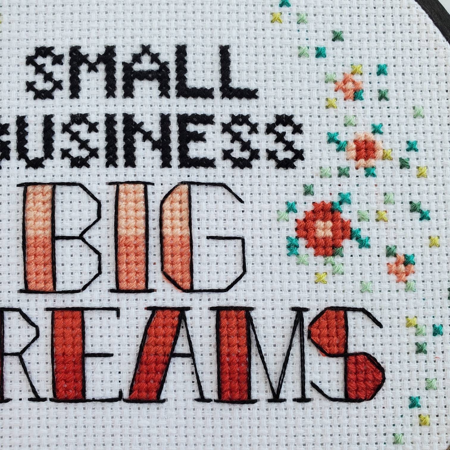 Small Business, BIG DREAMS - PDF Digital Download Cross Stitch Pattern & Guide