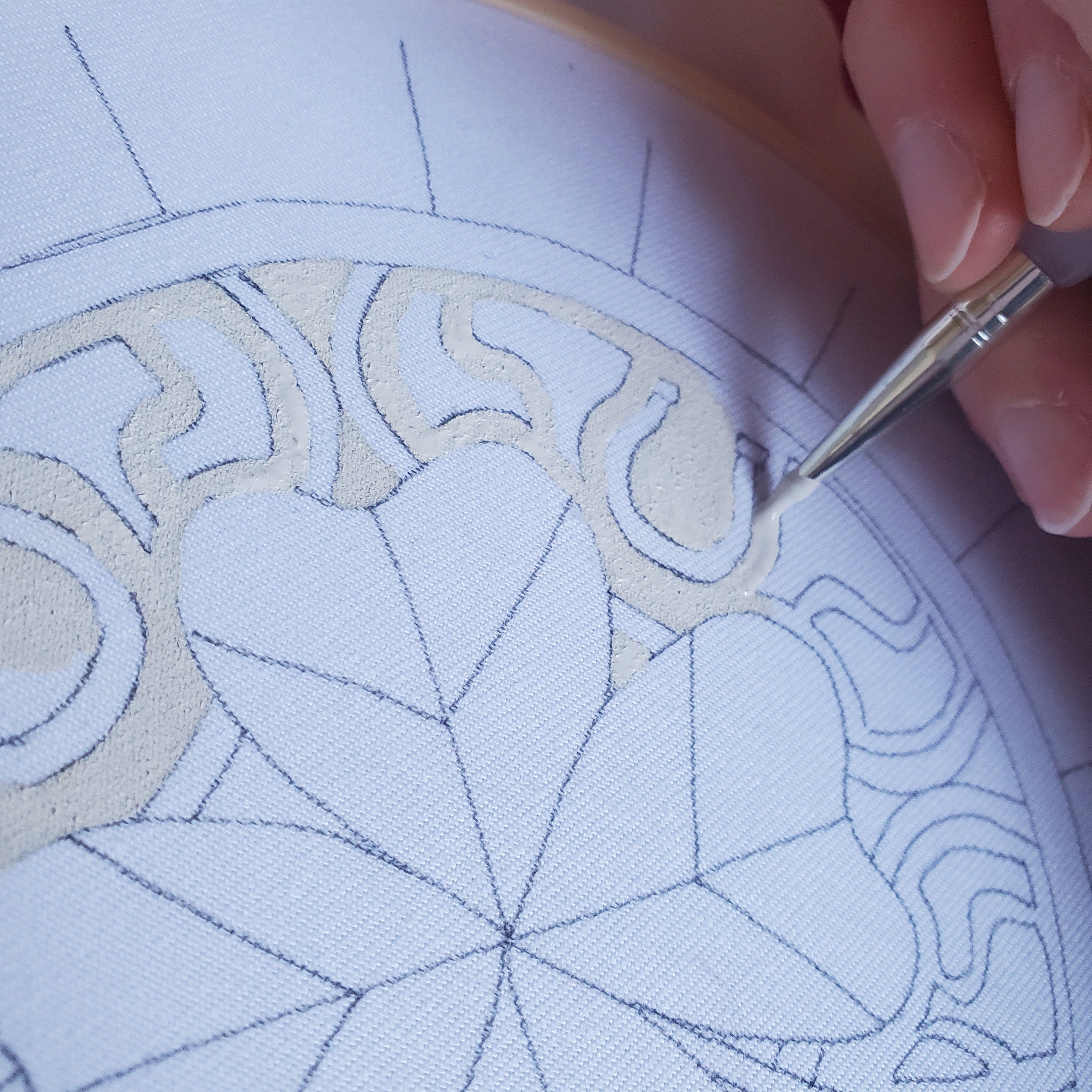 MARCH Monthly Series Stained Glass Four Leaf Clover- PDF Digital Download Embroidery Pattern & Guide