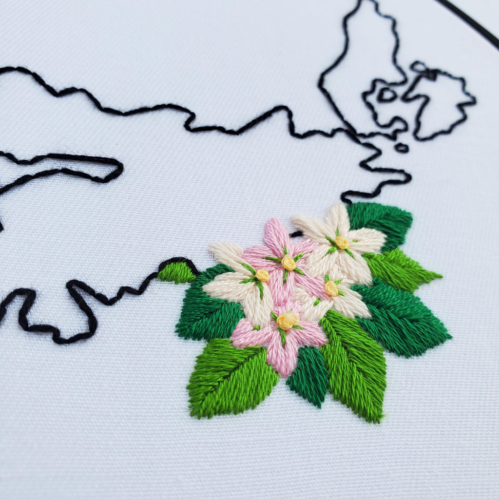 Nova Scotia Province - PDF Digital Download Embroidery Pattern & Guide