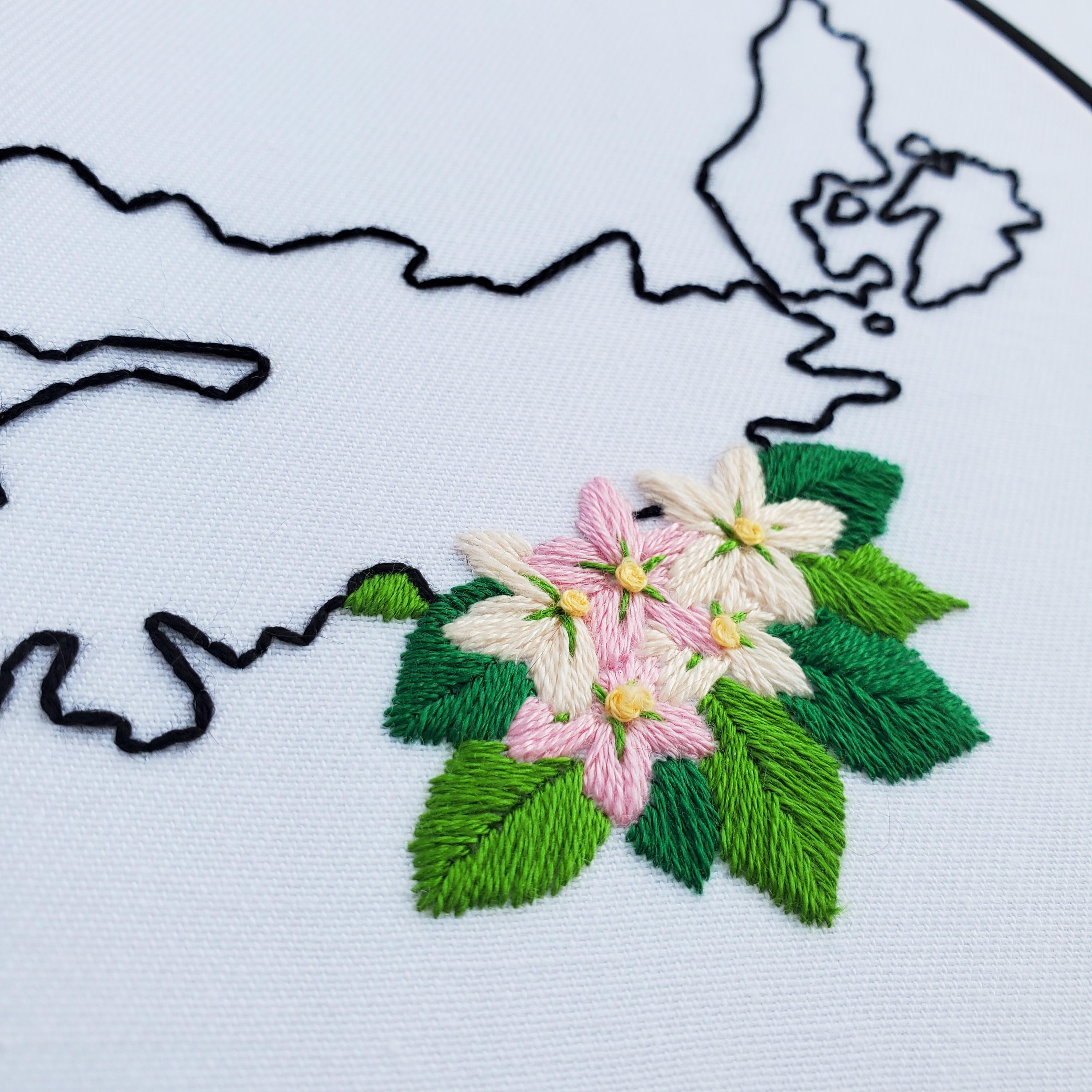 Nova Scotia Province - PDF Digital Download Embroidery Pattern & Guide