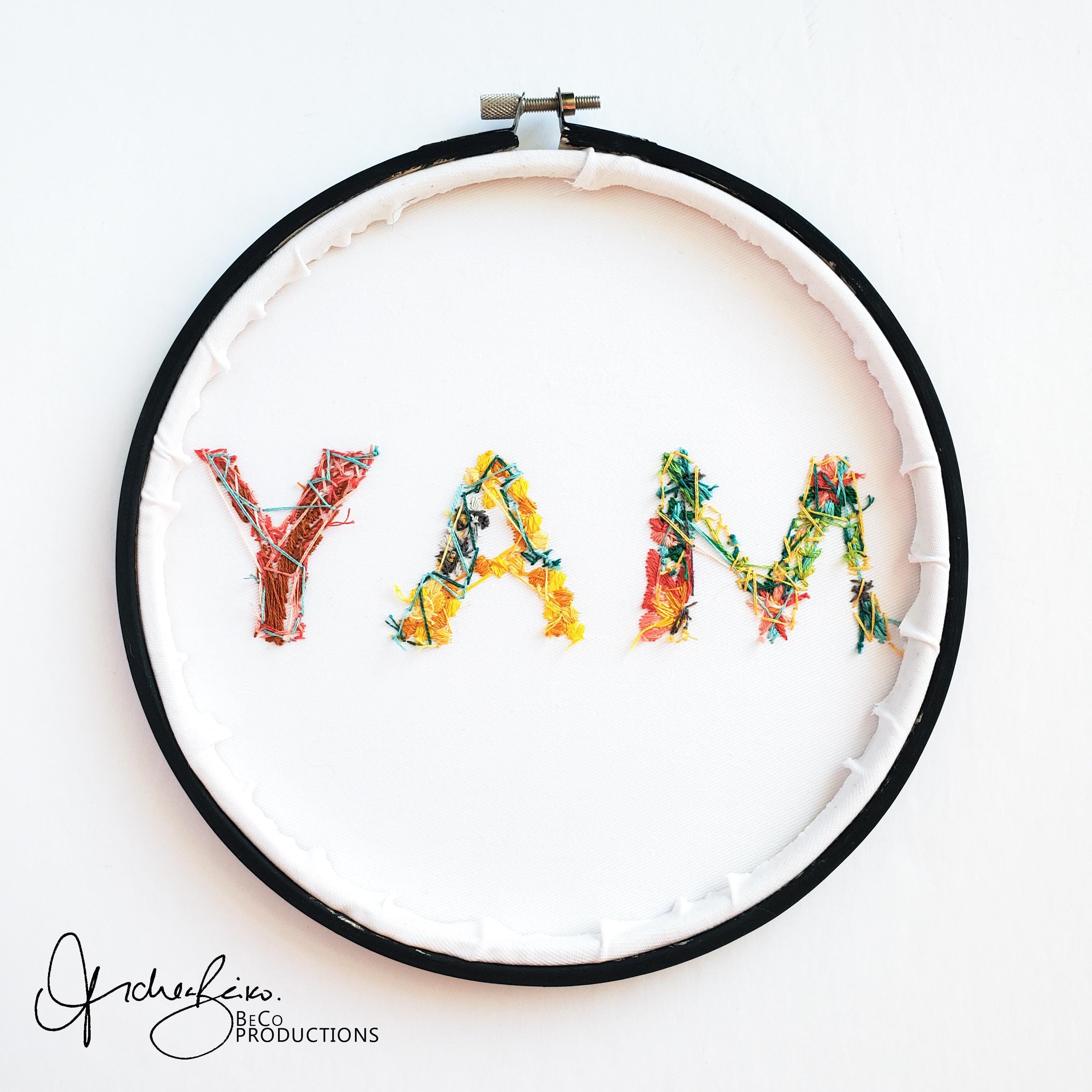 MAY Monthly Text Series - PDF Digital Download Embroidery Series Pattern & Guide