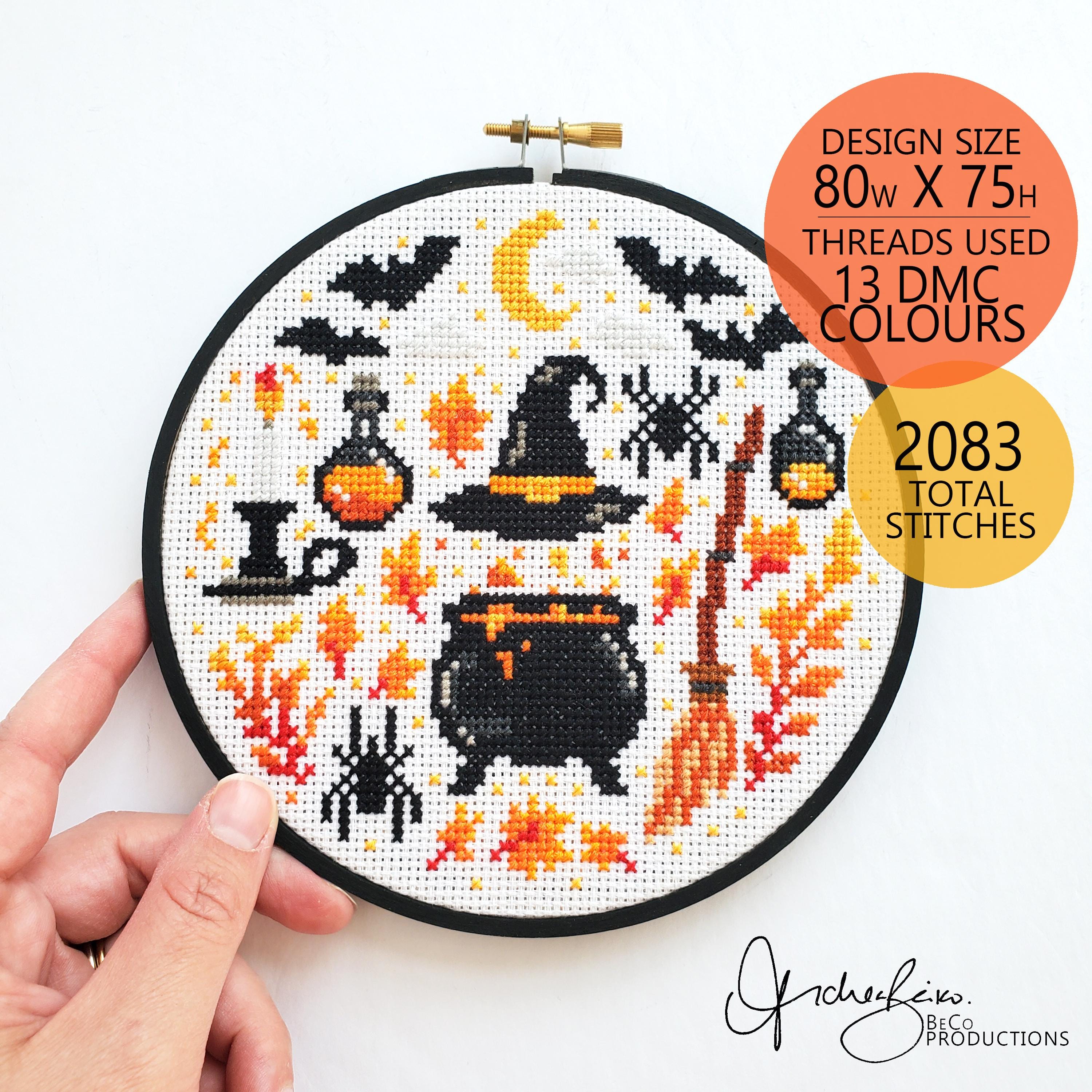 Witchcraft Starter Pack Grid - PDF Digital Download Cross Stitch Pattern & Guide