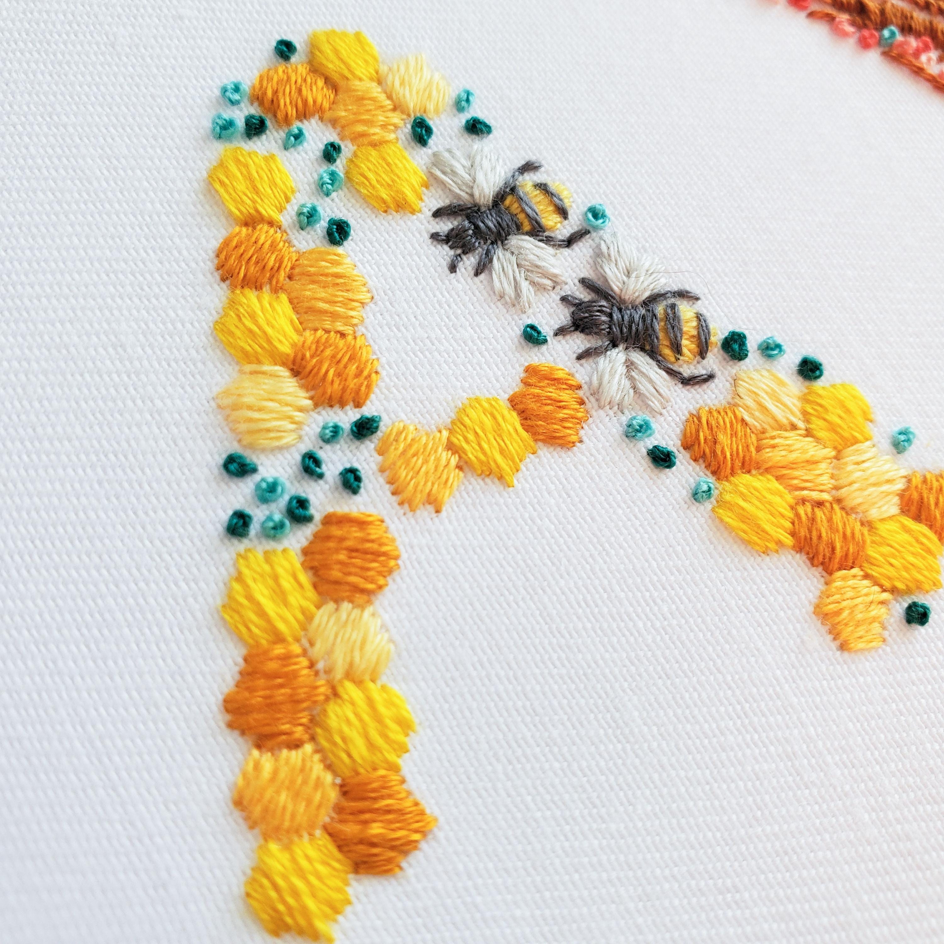 MAY Monthly Text Series - PDF Digital Download Embroidery Series Pattern & Guide