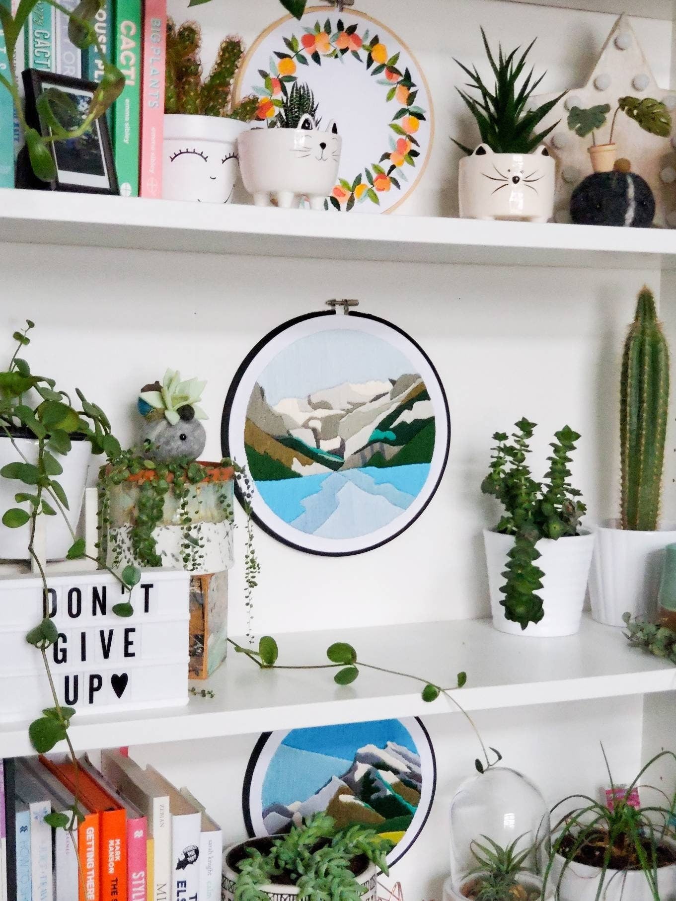 Mountain Landscape No.03 Lake Louise, Banff Alberta - PDF Digital Download Embroidery Pattern & Guide