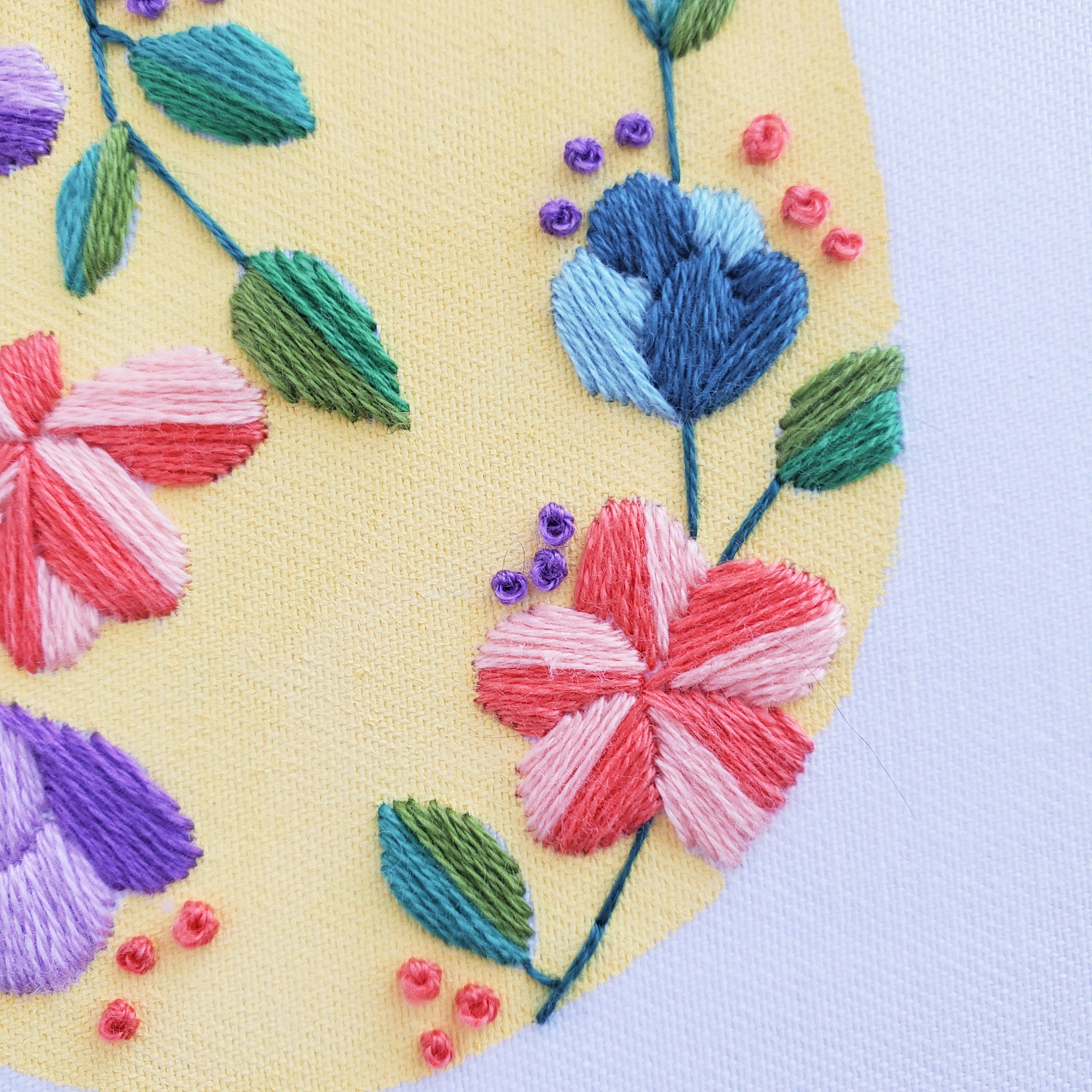 Floral Easter Egg No.02 - PDF Digital Download Embroidery Pattern & Guide