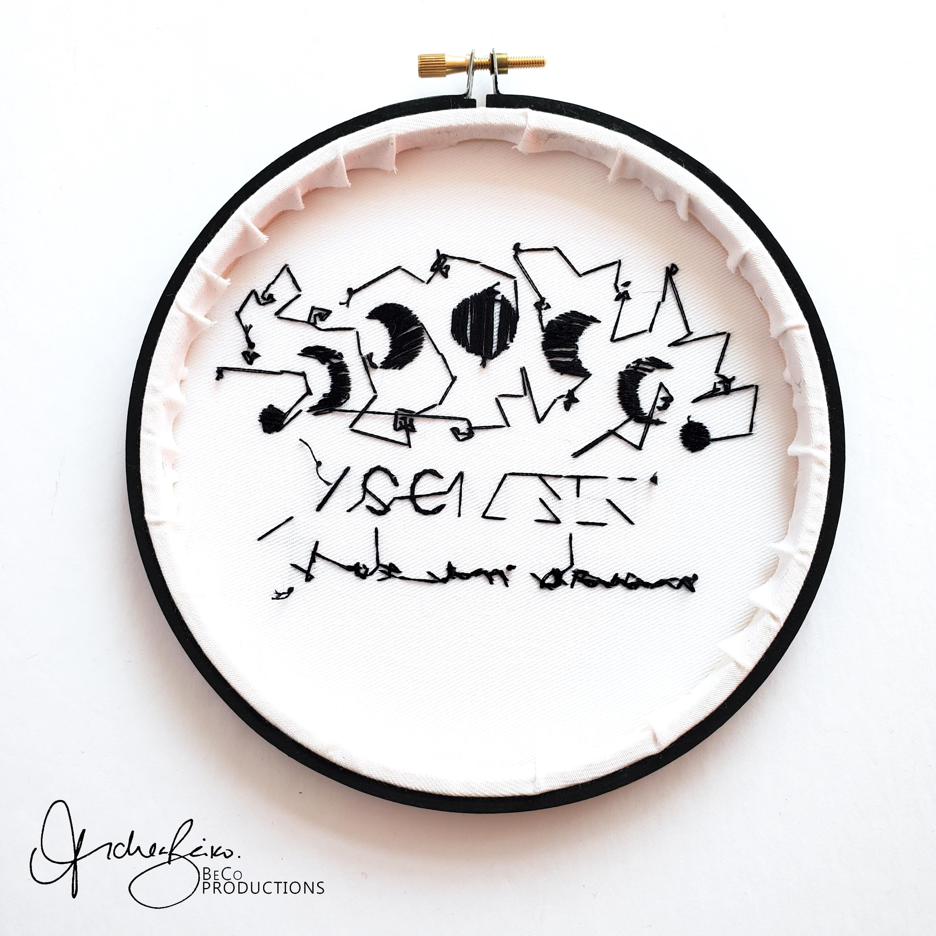The Moon Made Me Do It - Moon Phase Design - PDF Digital Download Embroidery Pattern & Guide