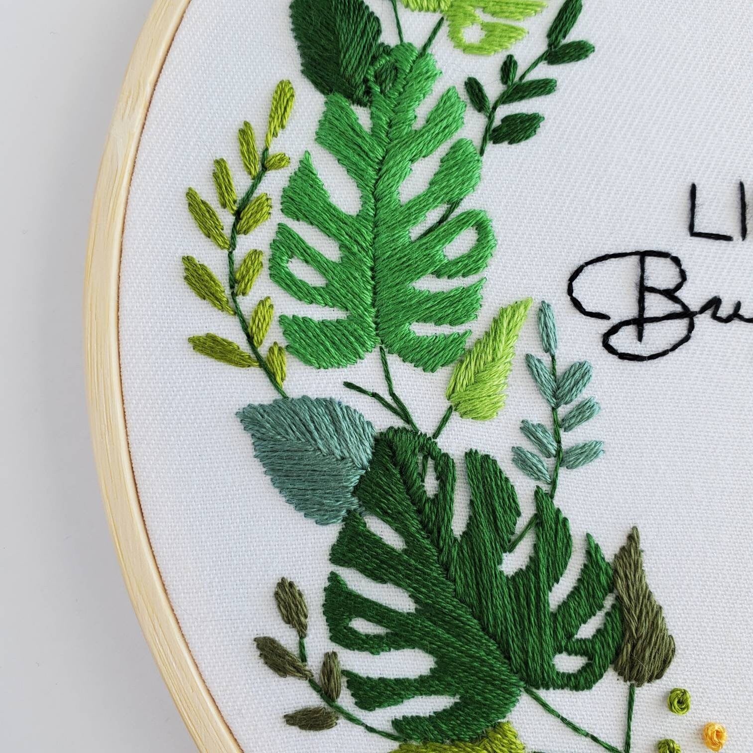 Life Is Short Buy More Plants - PDF Digital Download Embroidery Pattern & Guide