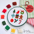 Christmas Starter Pack Grid - PDF Digital Download Cross Stitch Pattern & Guide