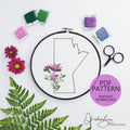 Manitoba Province - PDF Digital Download Embroidery Pattern & Guide
