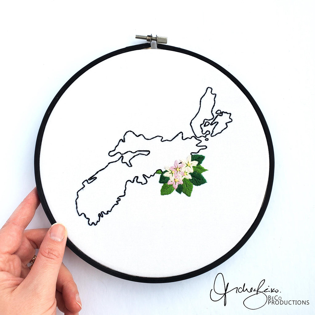 Nova Scotia Province - PDF Digital Download Embroidery Pattern & Guide