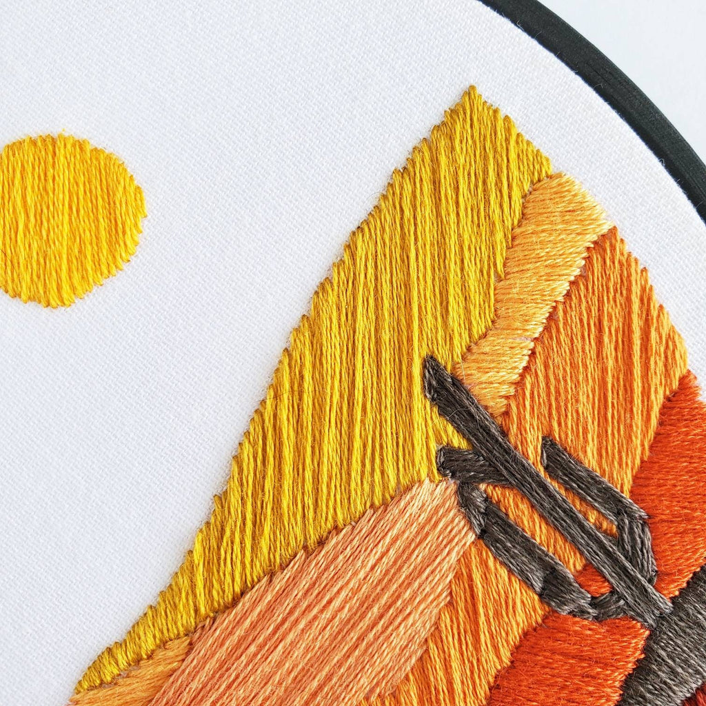Desert Landscape - PDF Digital Download Embroidery Pattern & Guide